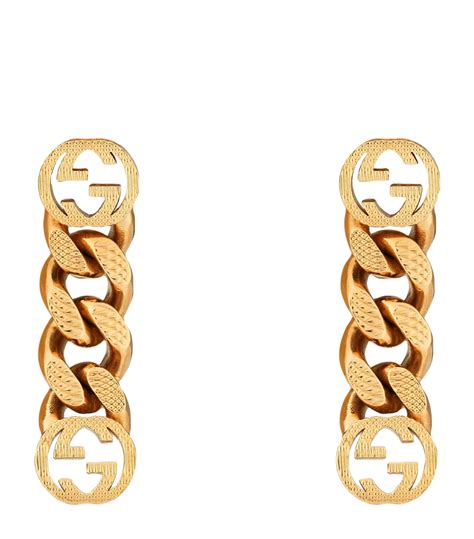 gucci interlocking g earrings